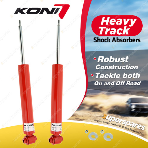 2 x Rear KONI Heavy Track Shock Absorbers 8240-1287 - Rebound Damping Adjustable