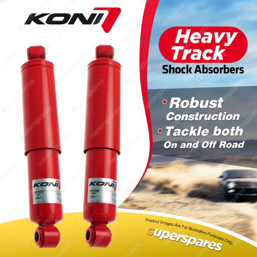 2 x Front KONI Heavy Track Shock Absorbers 82-5020 - Rebound Damping Adjustable
