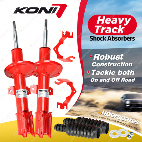 2 Front KONI Heavy Track Shock Absorber 8740-1587L 8740-1587R Rebound Adjustable