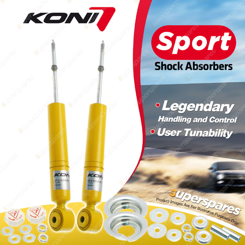 2 x Rear KONI Sport Shock Absorbers 8010-1050Sport - Double Adjustable Version
