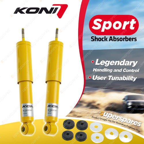 2 x Front KONI Sport Shock Absorbers 80-1551Sport - Double Adjustable Version