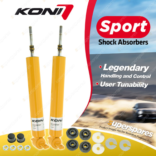 2 x Front KONI Sport Shock Absorbers 80-2570Sport - Double Adjustable Version