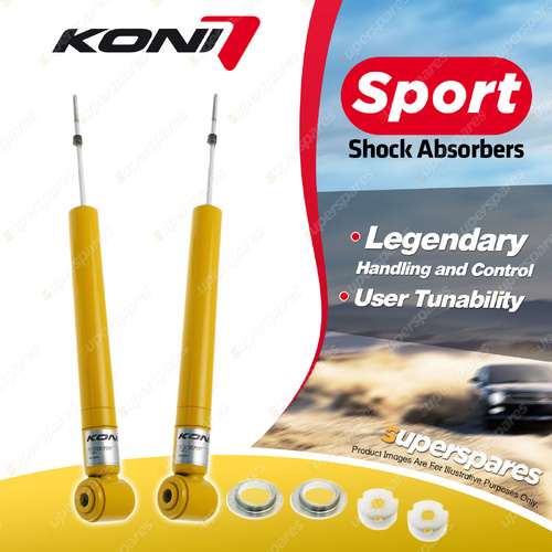 2 x Rear KONI Sport Shock Absorbers 80-2754Sport - Double Adjustable Version