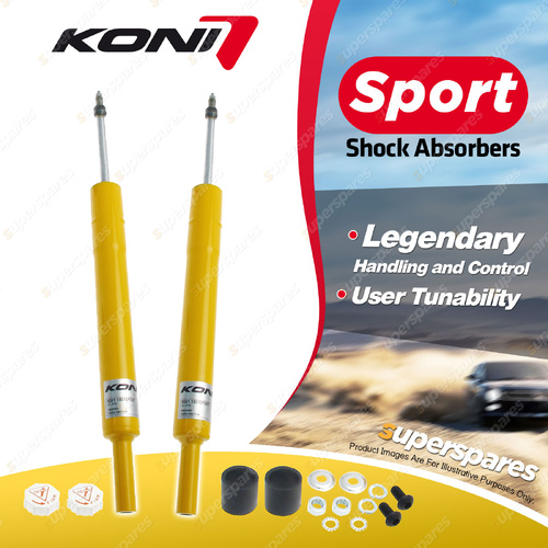 2 x Front KONI Sport Shock Absorbers 8041-1401Sport - Double Adjustable Version