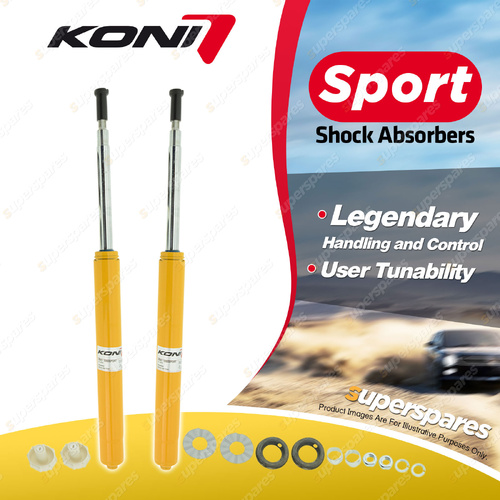 2 x Front KONI Sport Shock Absorbers 8641-1060Sport - Double Adjustable Version