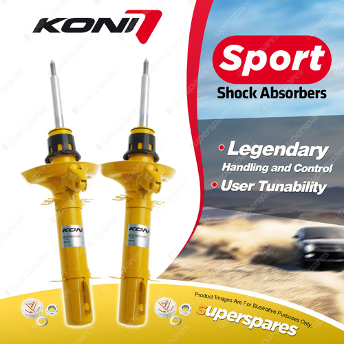 2 x Front KONI Sport Shock Absorbers 8710-1385Sport - Double Adjustable Version