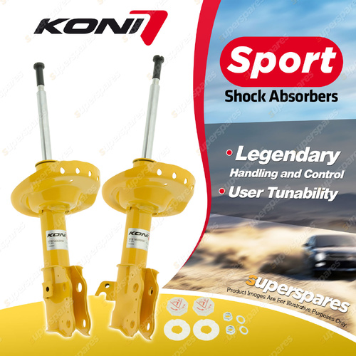 2 x Front KONI Sport Adjustable Shock Absorbers 8710-1454LSport 8710-1454RSport