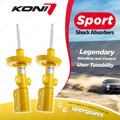 2 x Front KONI Sport Shock Absorbers 87-2636Sport - Double Adjustable Version