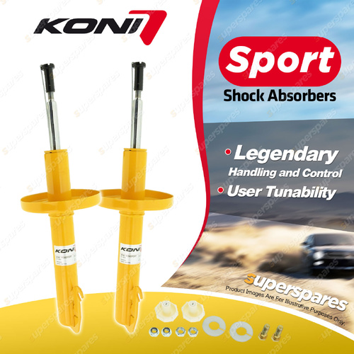 2 x Front KONI Sport Shock Absorbers 8741-1124Sport - Double Adjustable Version