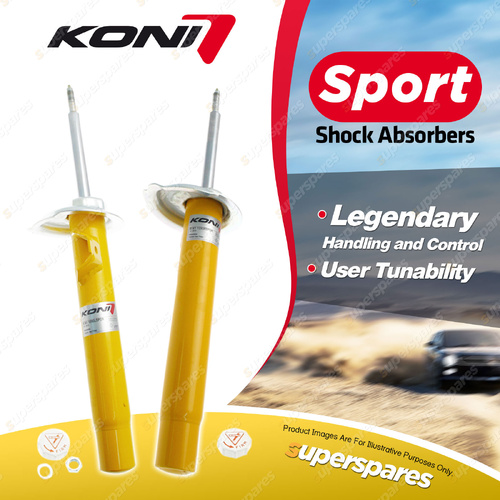 2 x Front KONI Sport Adjustable Shock Absorbers 8741-1390LSport 8741-1390RSport