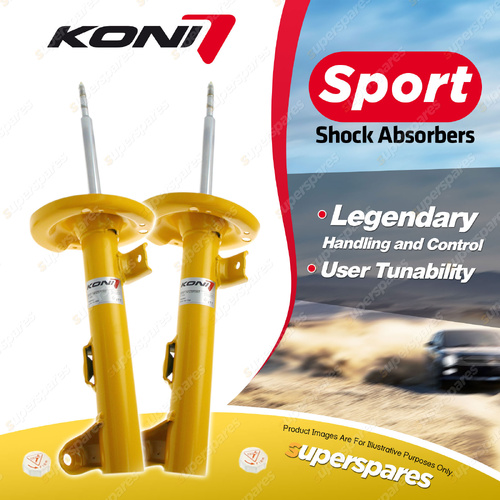 2 x Front KONI Sport Shock Absorbers 8741-1412Sport - Double Adjustable Version