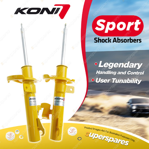 2 x Front KONI Sport Adjustable Shock Absorbers 8741-1487LSport 8741-1487RSport