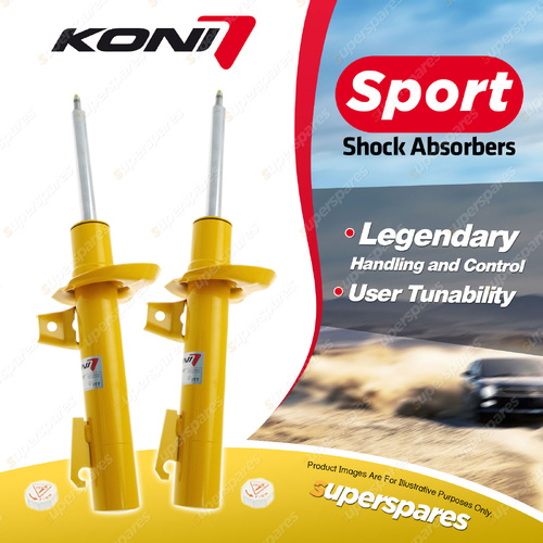 2 x Front KONI Sport Shock Absorbers 8741-1488Sport - Double Adjustable Version
