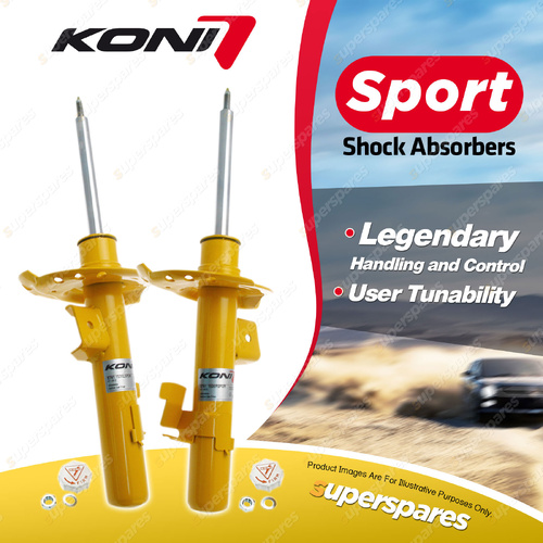 2 x Front KONI Sport Adjustable Shock Absorbers 8741-1536LSport 8741-1536RSport