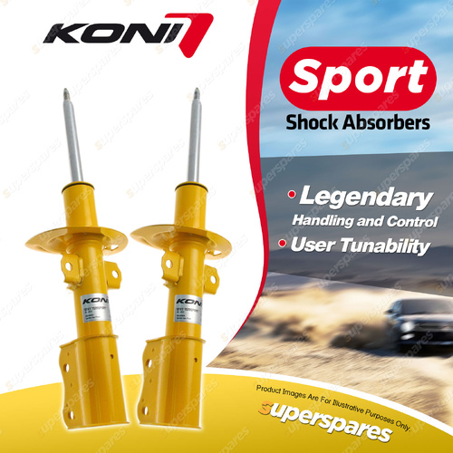 2 x Front KONI Sport Shock Absorbers 8741-1539Sport - Double Adjustable Version