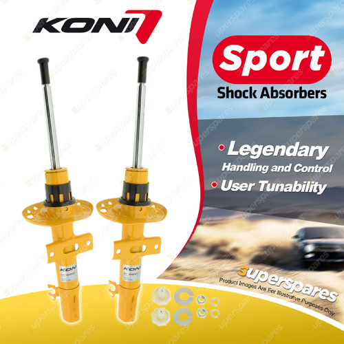 2 x Front KONI Sport Shock Absorbers 8741-1558Sport - Double Adjustable Version