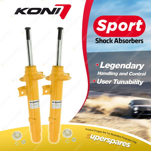 2 x Front KONI Sport Shock Absorbers 8741-1569Sport - Double Adjustable Version