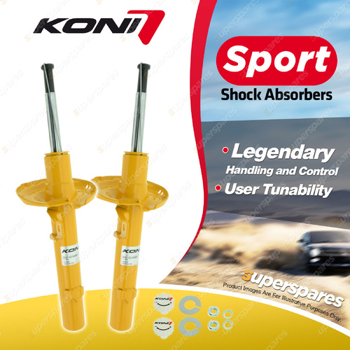 2 x Front KONI Sport Shock Absorbers 8741-1571Sport - Double Adjustable Version