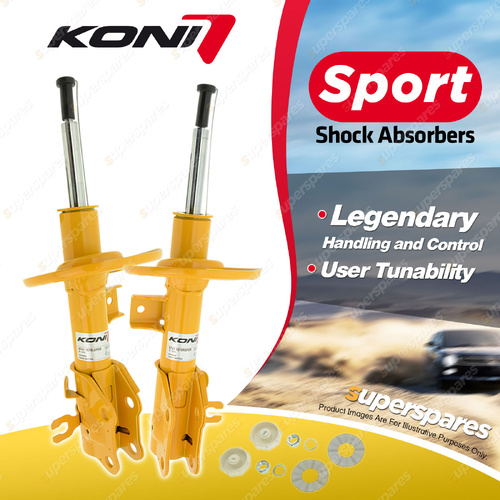 2 x Front KONI Sport Adjustable Shock Absorbers 8741-1578LSport 8741-1578RSport