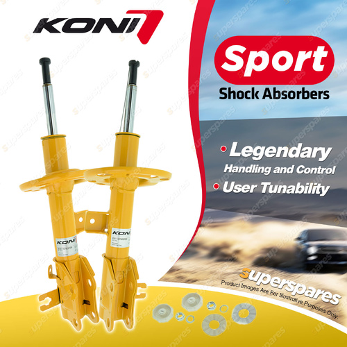 2 x Front KONI Sport Adjustable Shock Absorbers 8741-1579LSport 8741-1579RSport