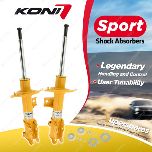 2 x Front KONI Sport Adjustable Shock Absorbers 8741-1584LSport 8741-1584RSport