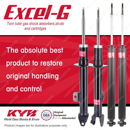 Front + Rear KYB EXCEL-G Shock Absorbers for CHRYSLER 300C RWD All Styles
