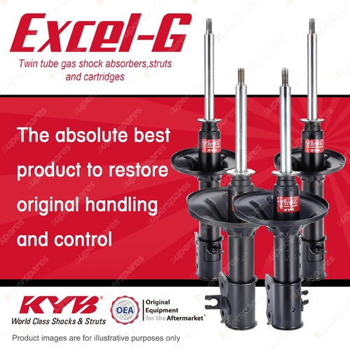Front + Rear KYB EXCEL-G Shock Absorbers for FORD Telstar AX AY I4 V6 FWD