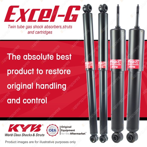 Front + Rear KYB EXCEL-G Shock Absorbers for GREAT WALL V240 K2 I4 RWD 4WD All