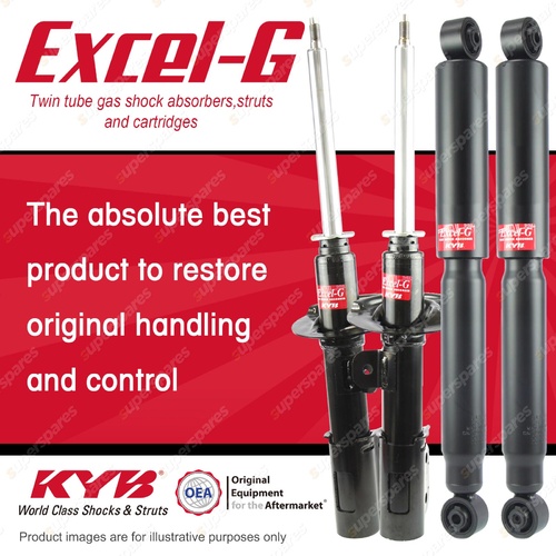 Front + Rear KYB EXCEL-G Shock Absorbers for HOLDEN Captiva CG CG II SUV