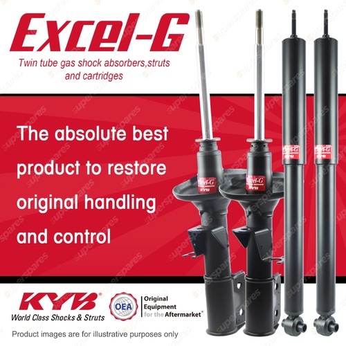 Front + Rear KYB EXCEL-G Shock Absorbers for HOLDEN Commodore VT VX RWD Sedan
