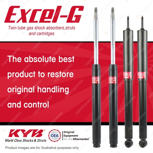 Front + Rear KYB EXCEL-G Shock Absorbers for MAZDA RX7 II III R2 RWD Coupe