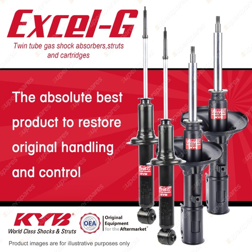 Front + Rear KYB EXCEL-G Shock Absorbers for MITSUBISHI Magna TR TS FWD Sedan