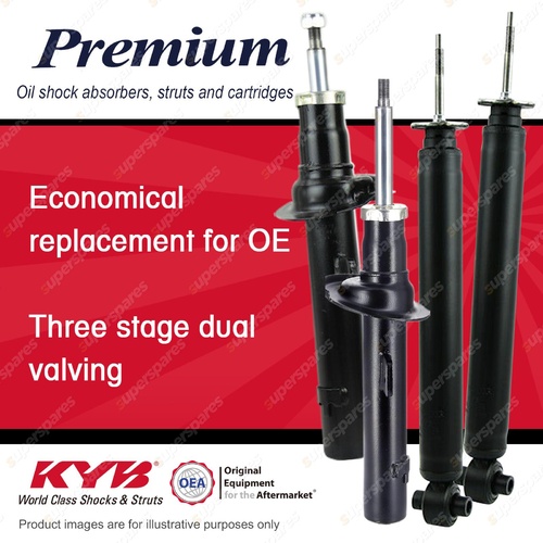 Front + Rear KYB PREMIUM Shock Absorbers for PEUGEOT 406 XFZ D8 ES9J4 2.9 V6