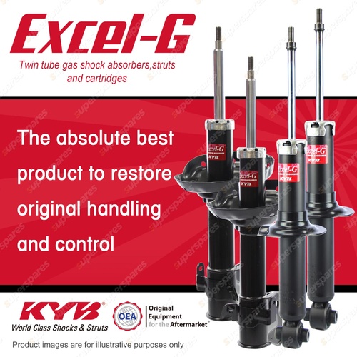 Front + Rear KYB EXCEL-G Shock Absorbers for SUBARU XV GP7 FB20A 2.0 AWD Wagon