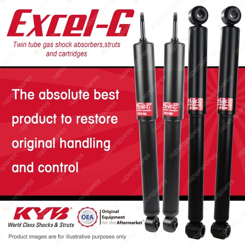 Front + Rear KYB EXCEL-G Shock Absorbers for TOYOTA 4 Runner YN60R LN60 4WD