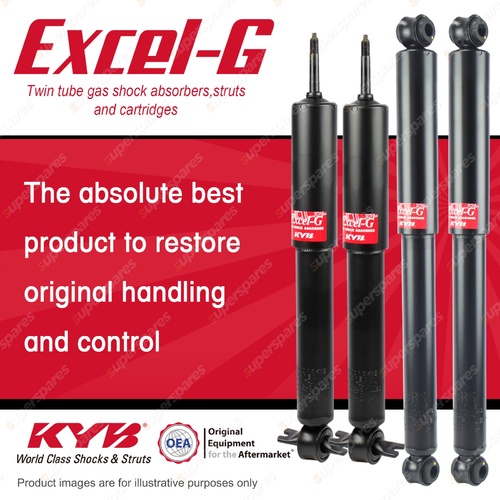 Front + Rear KYB EXCEL-G Shock Absorbers for TOYOTA Hilux LN55 LN56 LN85 LN86