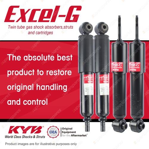 Front + Rear KYB EXCEL-G Shock Absorbers for VOLKSWAGEN Transporter T4 All