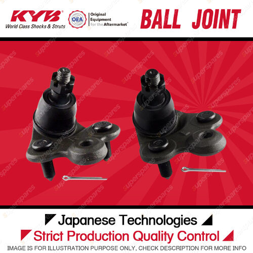 2 Pcs KYB Front Lower Ball Joints for Honda Civic FD 1.8L I4 16V Sedan 2006-2012