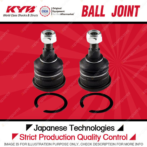 2 Pcs KYB Front Lower Ball Joints for Hyundai Accent GL LC Excel X3 1994-2002
