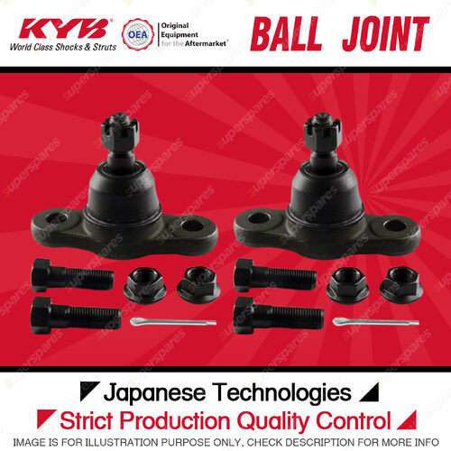 2 Pcs KYB Front Lower Ball Joints for Hyundai Tucson JM 2.0L 2.7L SUV 2004-2010