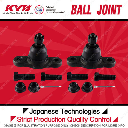 2 Pcs KYB Front Lower Ball Joints for Kia Cerato TD G4KD I4 16V 2.0L 2009-2013