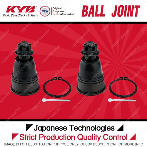 2 Pcs KYB Front Lower Ball Joints for Honda Accord CR2 VTi Sedan 5/13-10/19 FWD