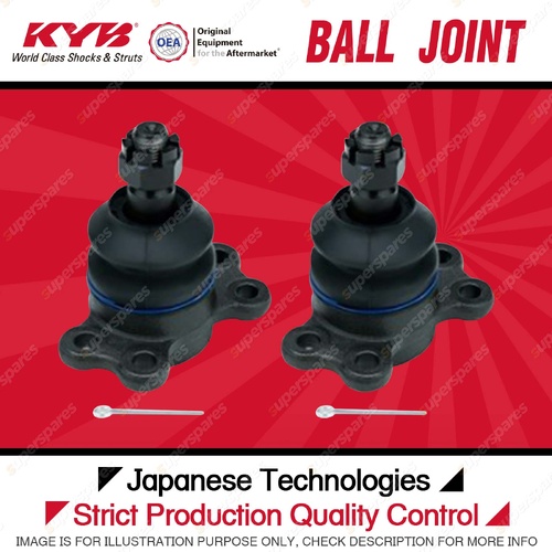 2 x KYB Front Upper Ball Joints for Holden Rodeo TF 2.6L 4ZE1 1988-1998