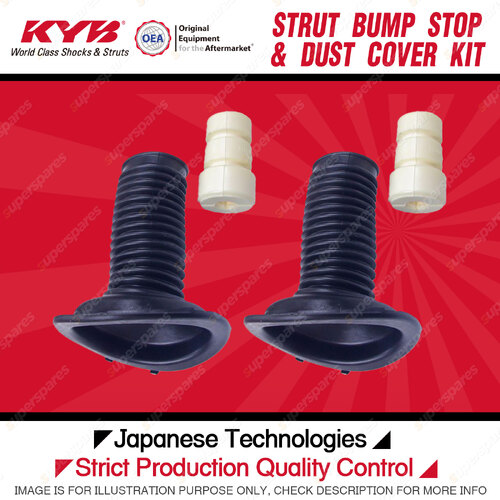 2x Front Bump Stop + Dust Cover Kit for Toyota Rav 4 SXA10 11 R ACA20 21 22 23 R