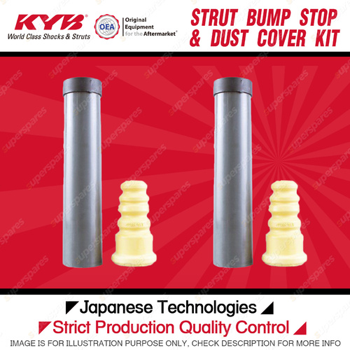 2x Rear KYB Strut Bump Stops + Dust Covers Kit for Volvo S40 V50 2.0 2.4 2.5 FWD