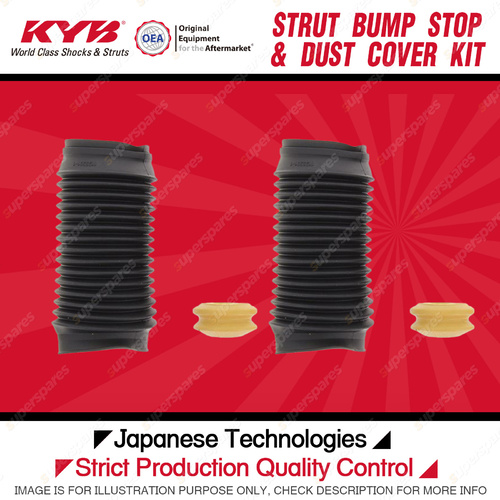 2 Front KYB Strut Bump Stop + Dust Cover Kits for Opel Insignia GA A20DTH A20NFT