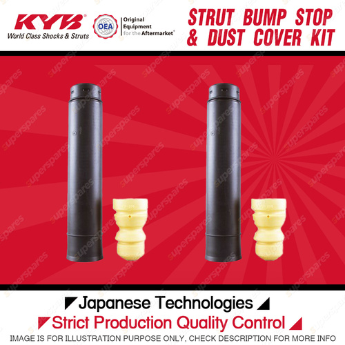 2x Rear KYB Strut Bump Stop + Dust Cover Kits for Audi A6 C4 ABC 2.6 ACK 2.8 V6