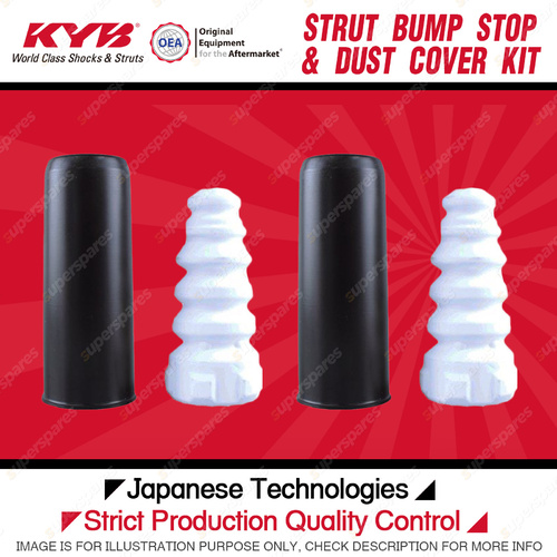 2x Rear KYB Bump Stop + Dust Cover Kit for Skoda Octavia 1Z Superb 3T Yeti 5L