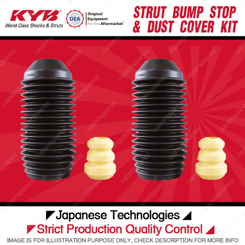 2 Pcs Front KYB Strut Bump Stop + Dust Cover for Subaru Impreza WRX GC GF XV GP