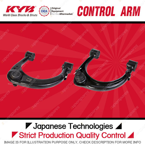 2x KYB Front Lower LH+RH Leading Arms Radius for Holden Commodore VE Sedan 06-13